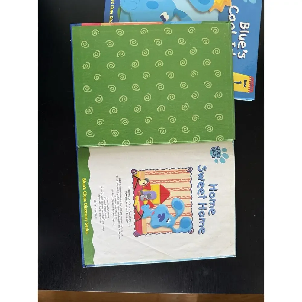 Vintage 2000 Blue’s Clues Discovery Series Books 1 & 5 Hardcover Steve Lot